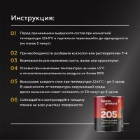 Грунт-эмаль 3-в-1 Ferumprotect-205 ГЛЯНЦЕВАЯ быстросохнущая