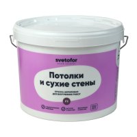 Краска для потолков и стен Svetofor F3