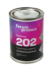 Грунт-эмаль 3-в-1 Ferumprotect-202 с молотковым эффектом