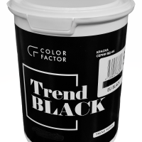 Краска акриловая для наружных и внутренних работ ЧЕРНАЯ TREND BLACK